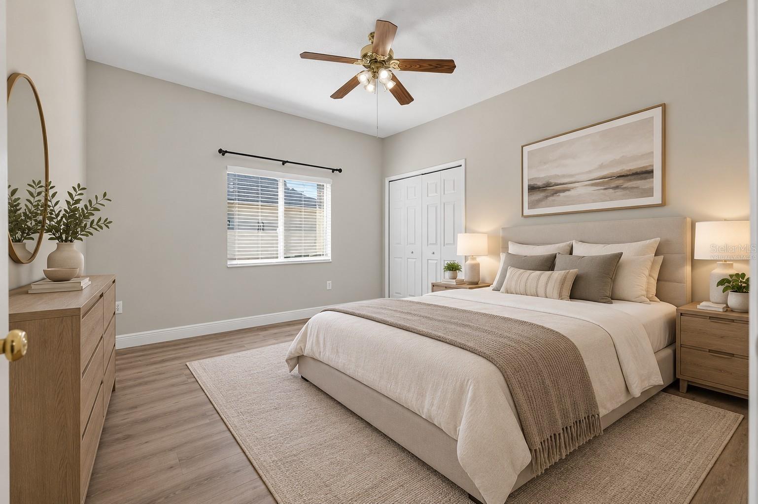 Virtually staged Virtually Staged Downstairs Bedroom/ Office/ Den