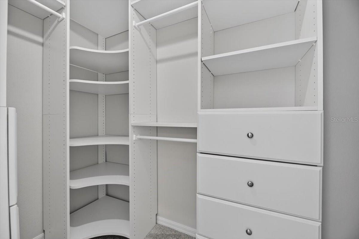 Primary En-Suite Walk-In Closet - Upstairs