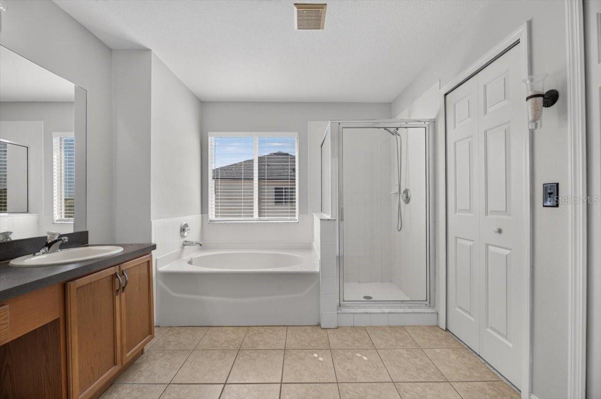 Primary En-Suite Bathroom - Upstairs