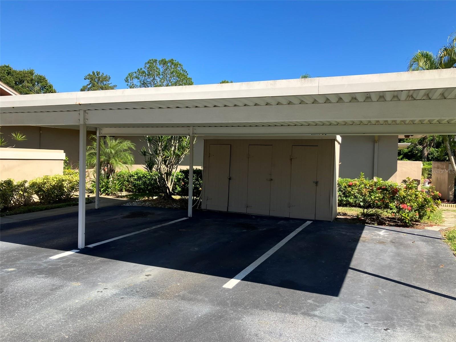 Assigned Carport & Storage