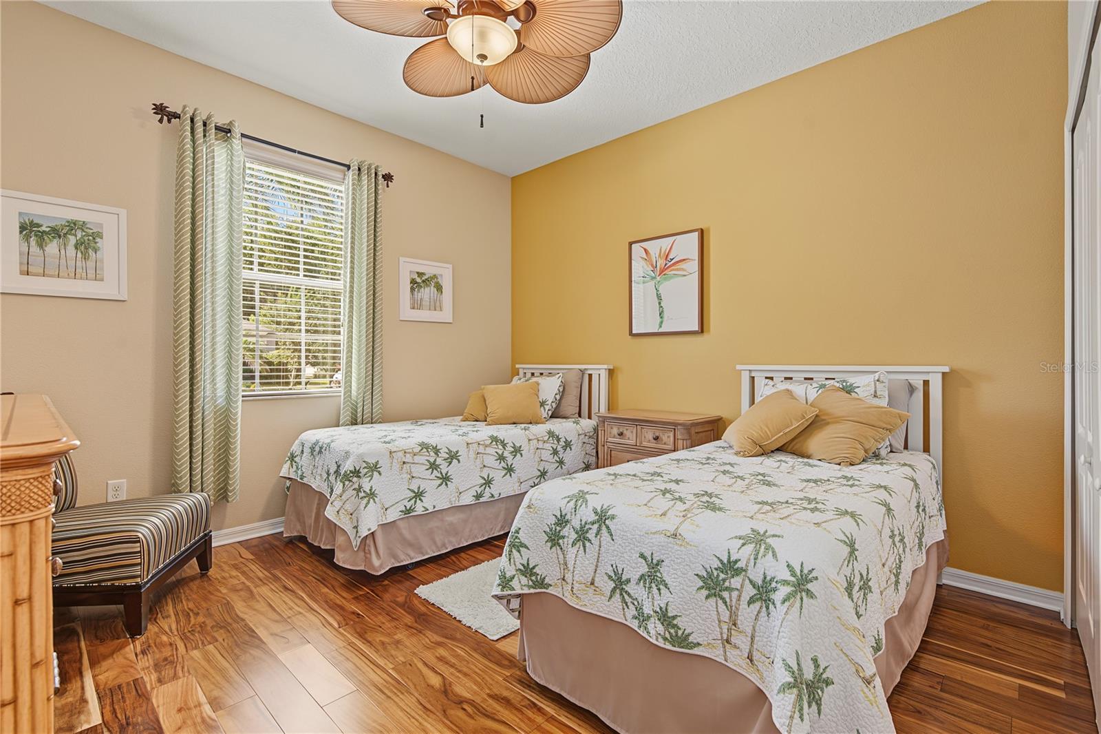 Guest bedroom on private wing