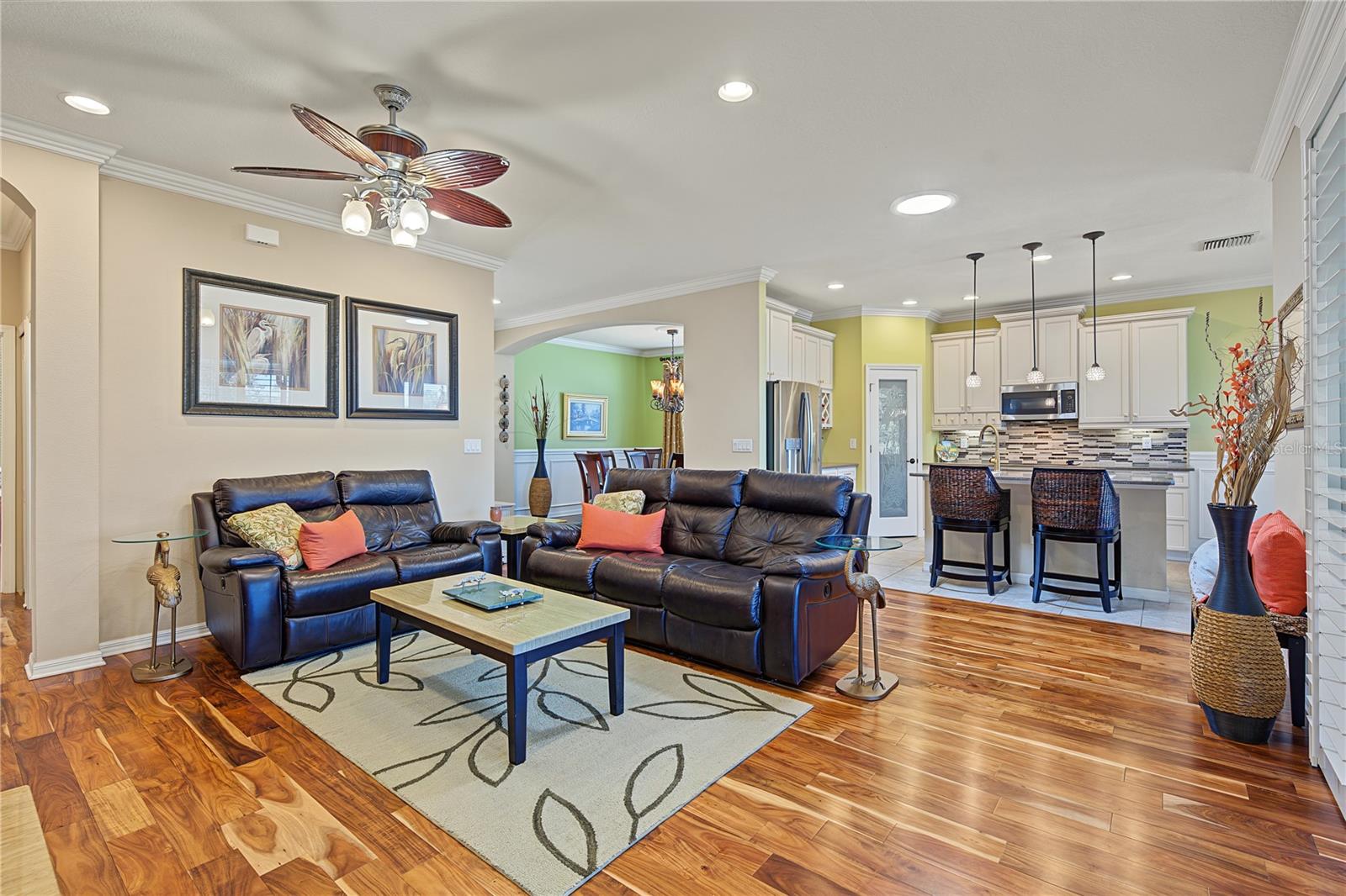 Stunning Acacia wood floors!