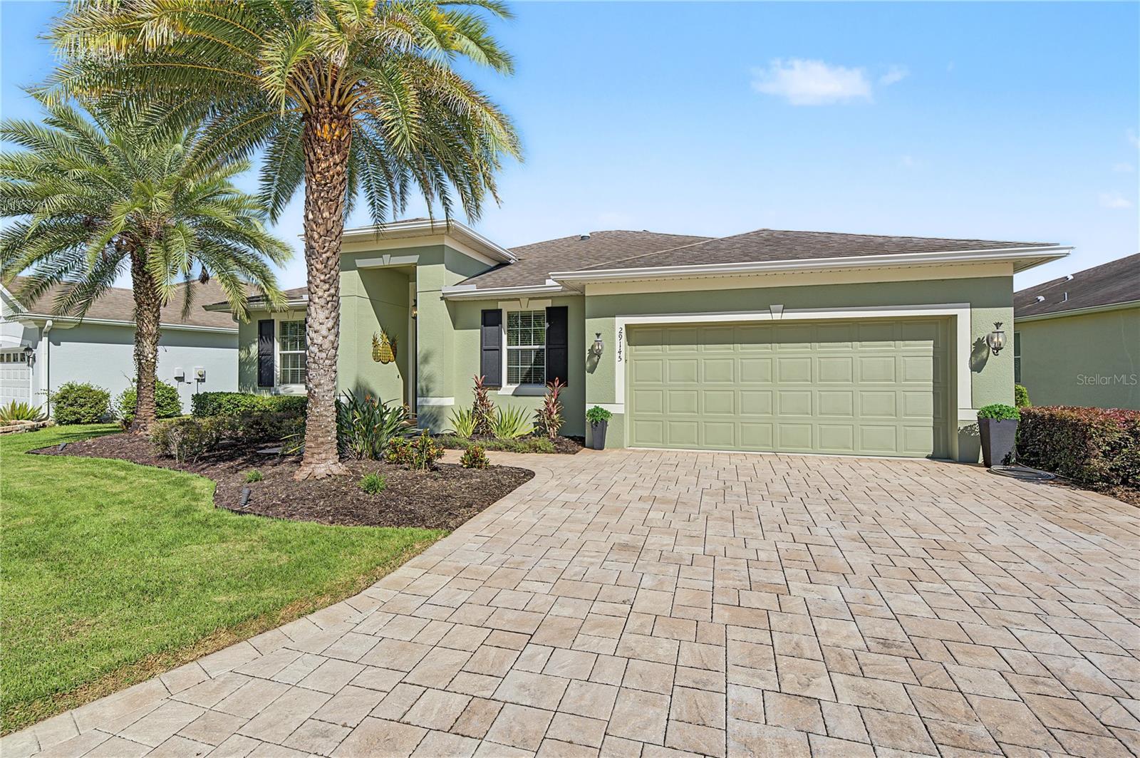 Brick PAVER driveway welcomes guests!
