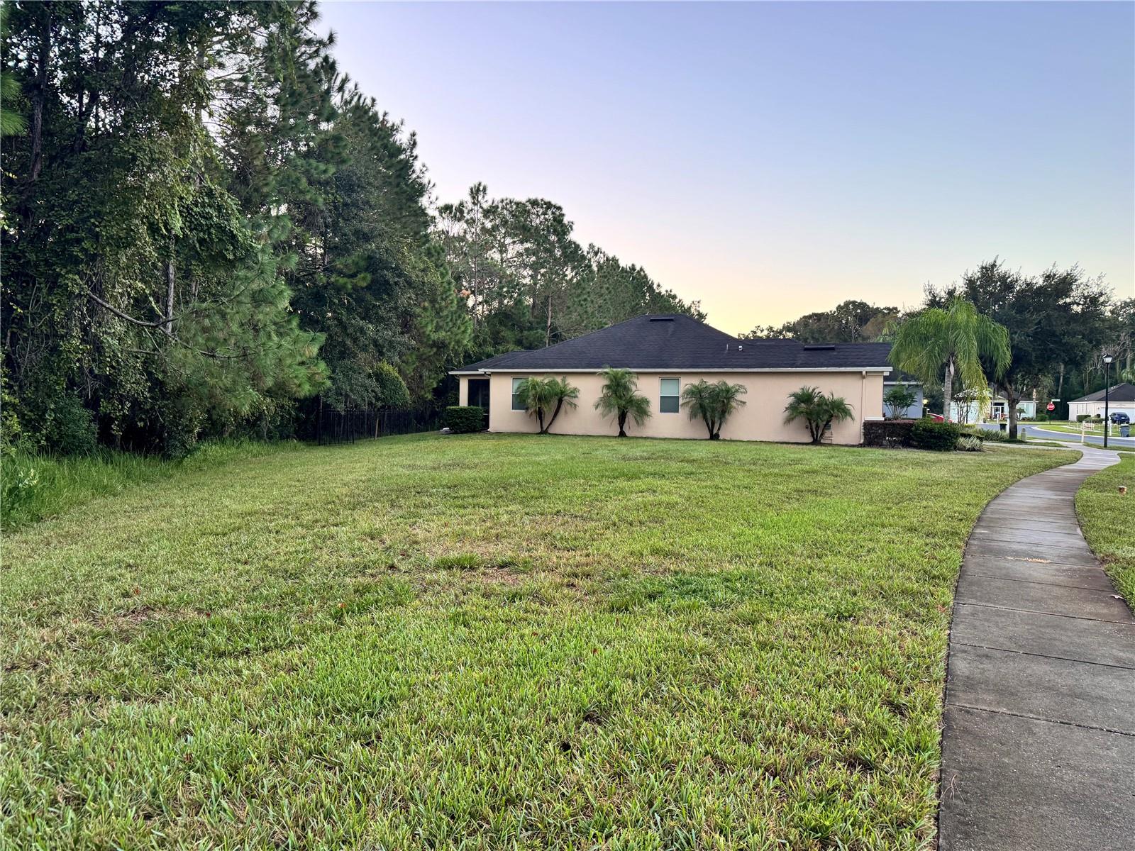 Non-buildable lot next to home