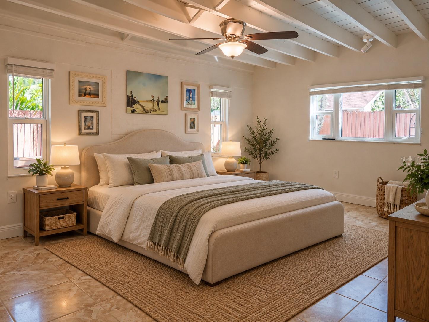 Virtually Staged* Primary Bedroom