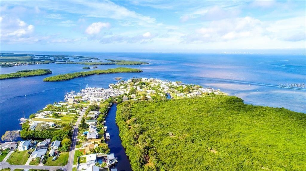 drone view of home