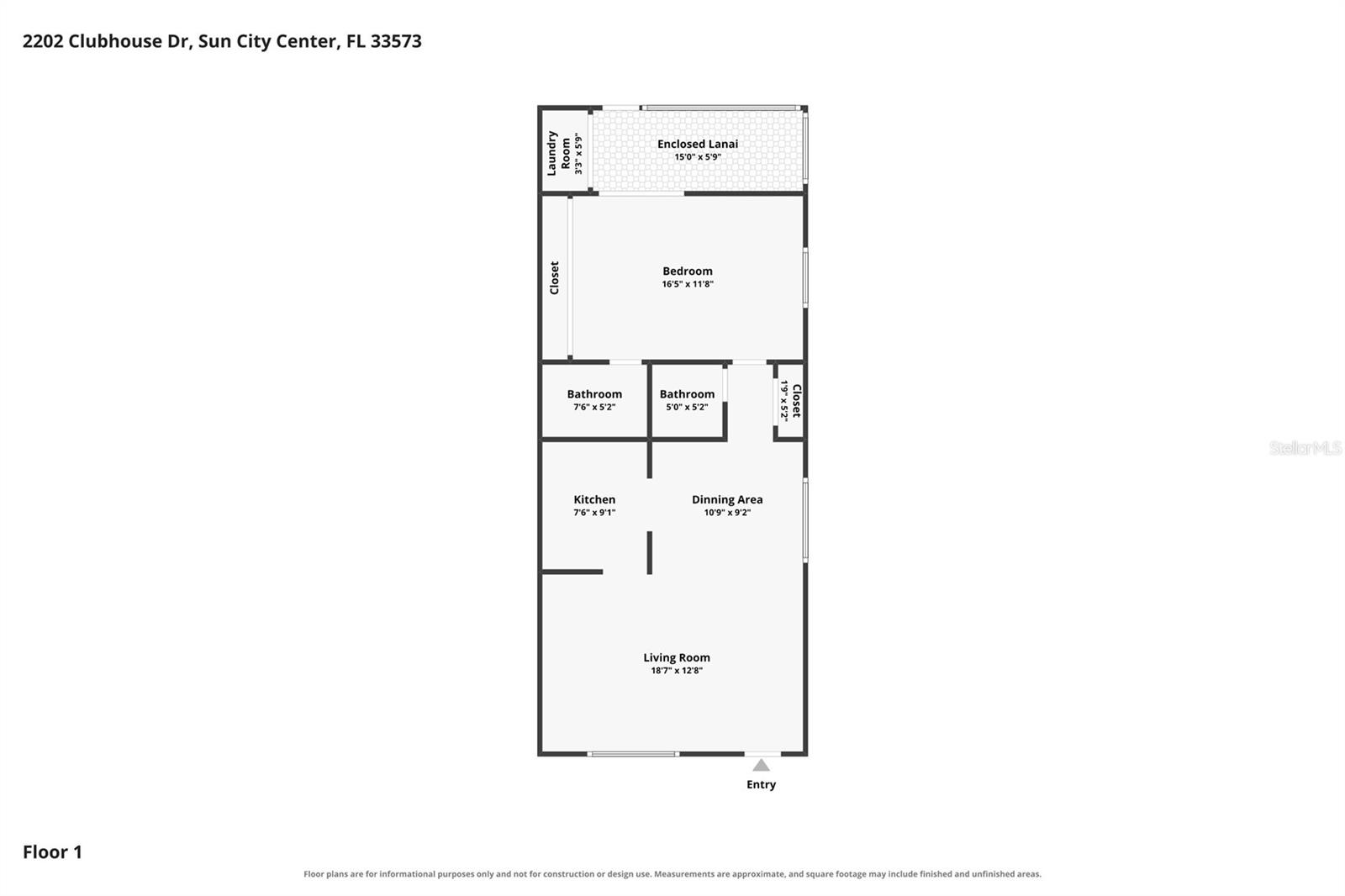 2202 CLUBHOUSE DRIVE, #179, Sun City Center, FL 33573