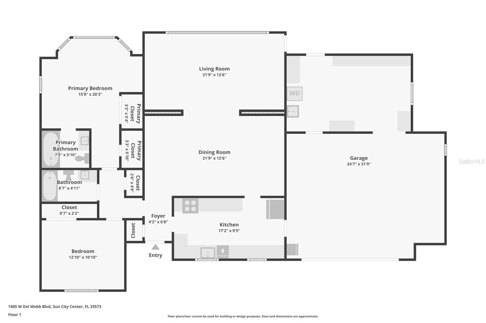 1405 W DEL WEBB BOULEVARD, Sun City Center, FL 33573