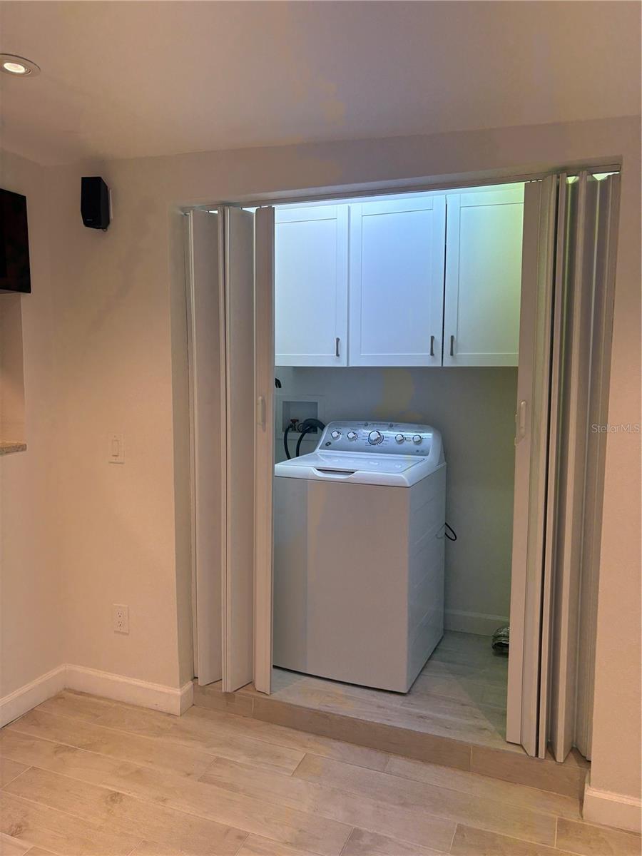 Laundry closet
