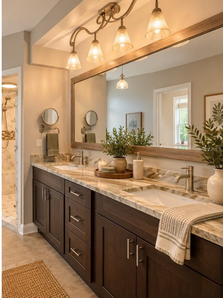 VS Primary bath with dual sinks