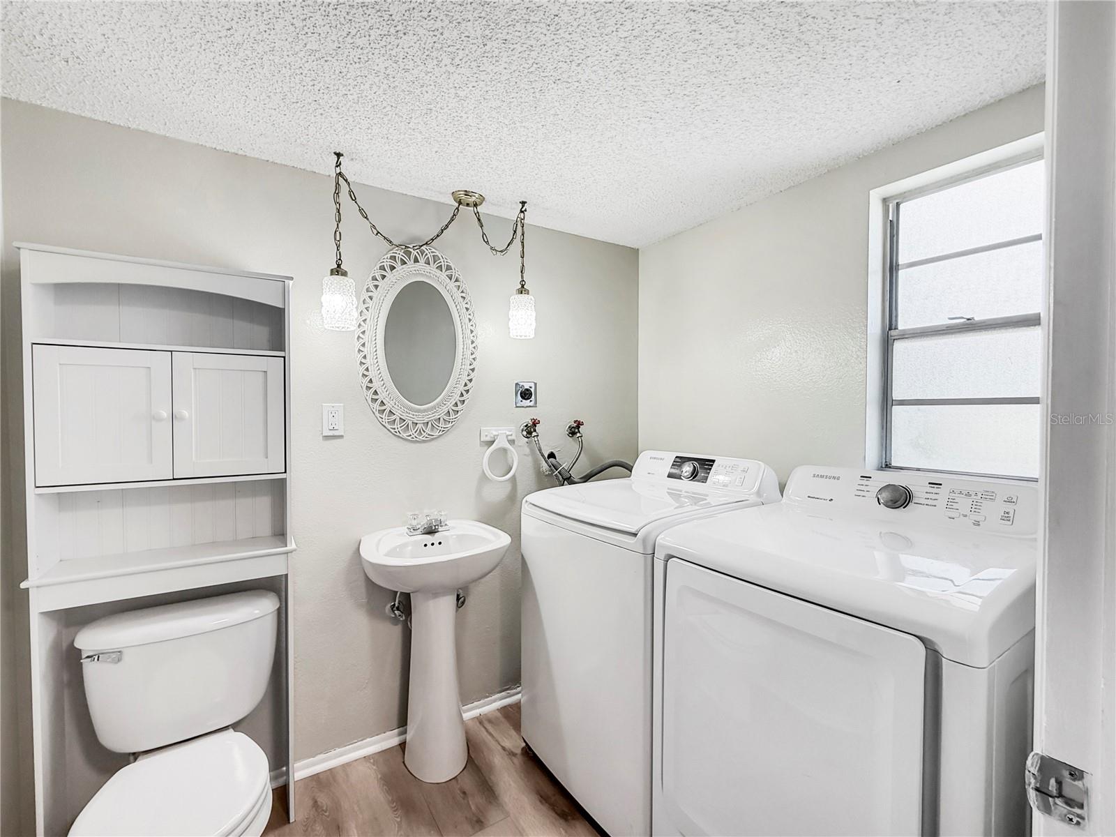 Half Bath and Laundry 1st Floor