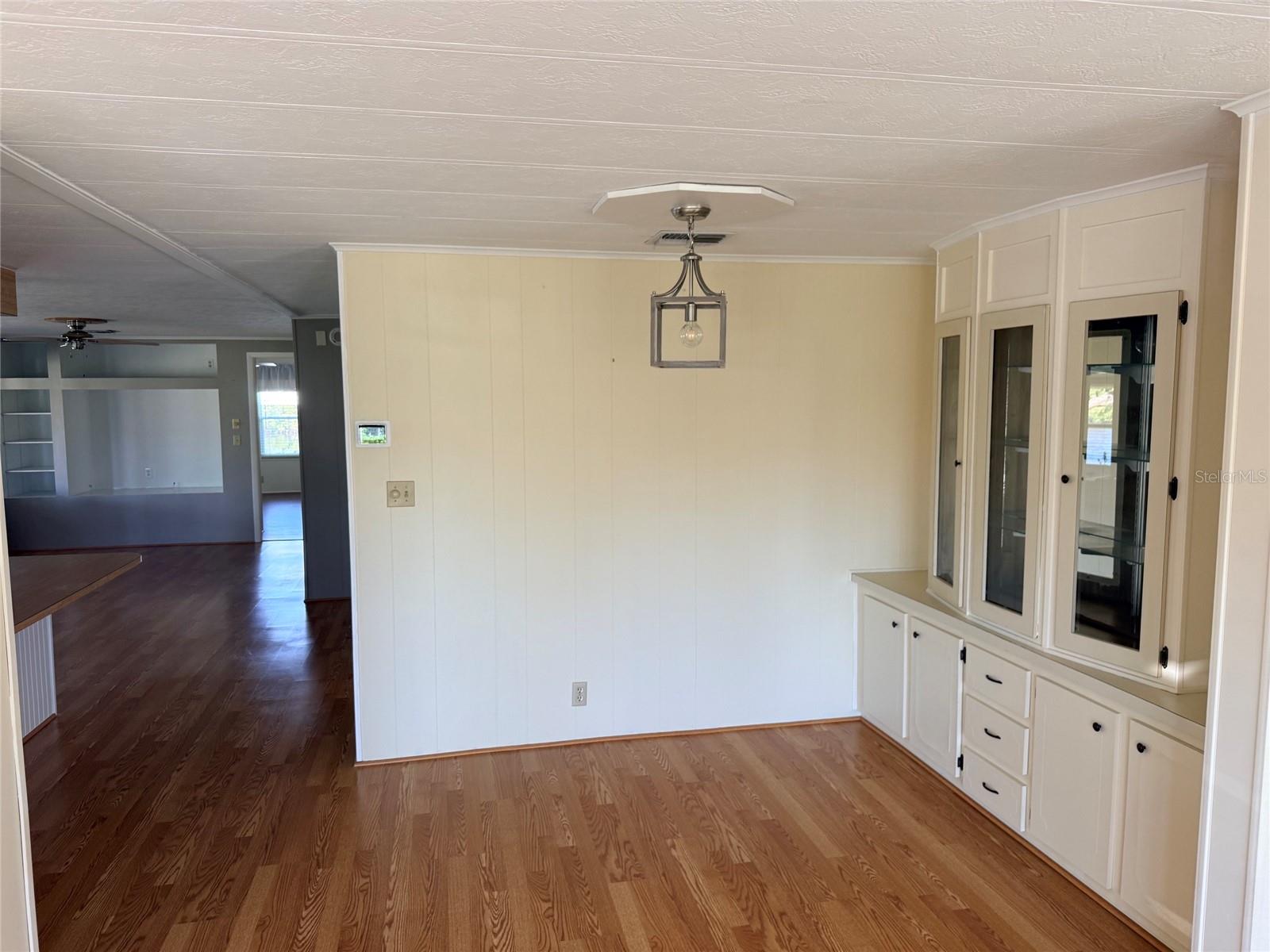 Dining Room with Built in Hutch