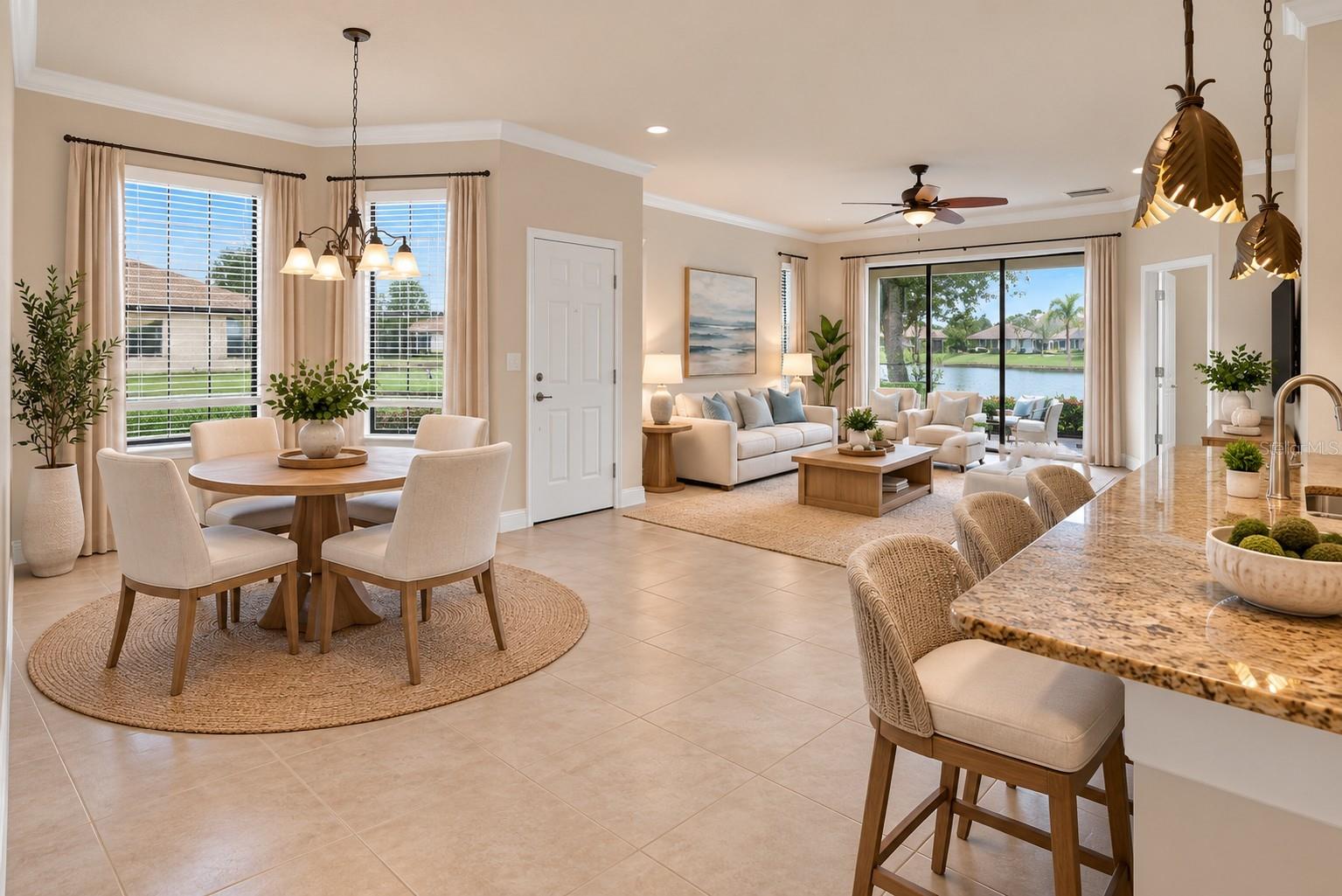 Virtual living area