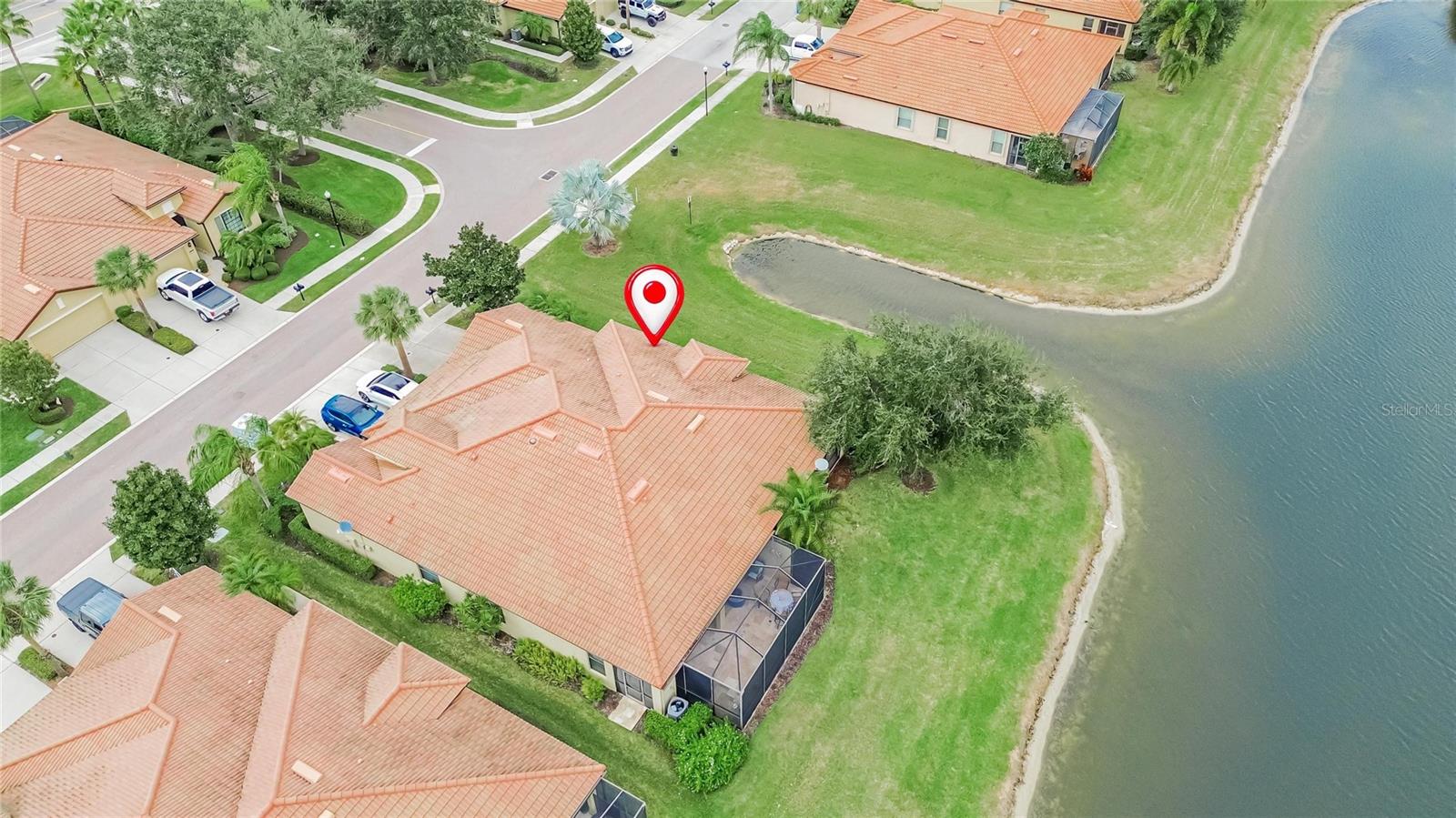 Aerial View of Villa