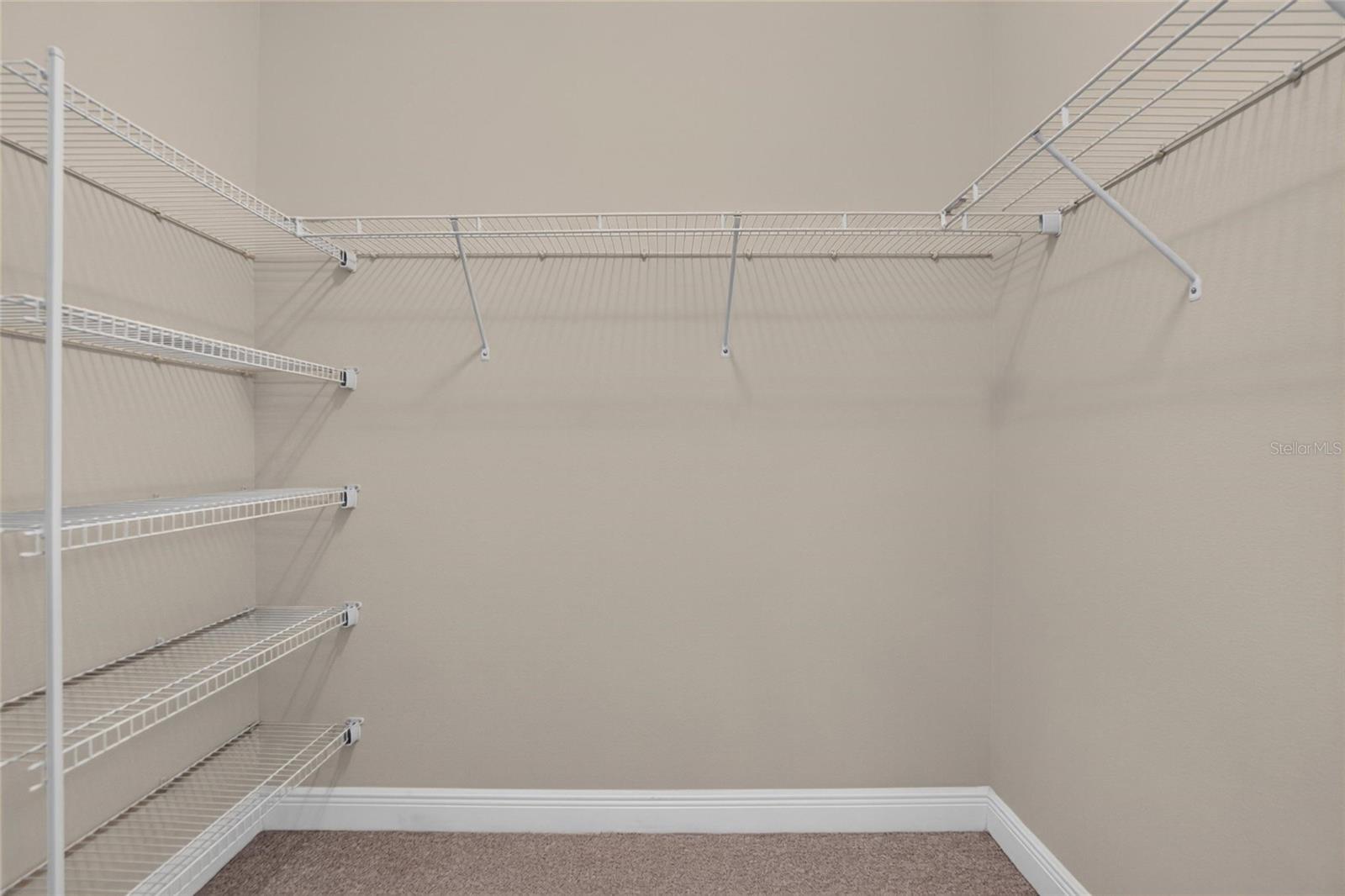 Primary closet