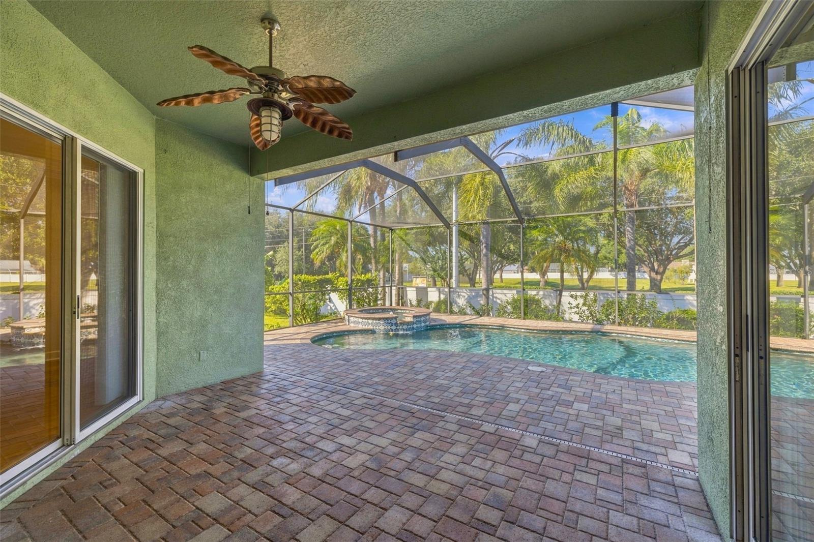 Under Roof Entertaining area is ready for your furniture to enjoy the beautiful Outdoors!