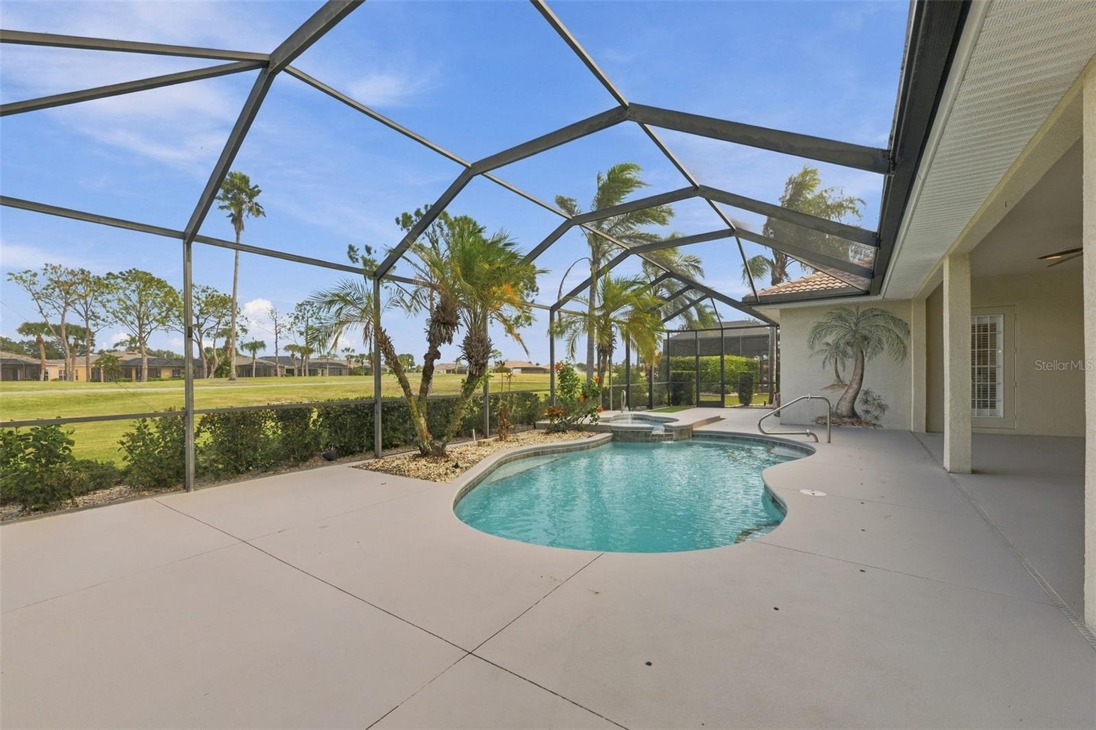 Exquisite deck area, pool and spa (with a fountain) provide the perfect getaway and space for Florida living, while you watch the world go by. There are even planting areas, where pets can even find their own space. Exquisite deck area, pool and spa (with a fountain) provide the perfect getaway and space for Florida living, while you watch the world go by. There are even planting areas, where pets can even find their own space.