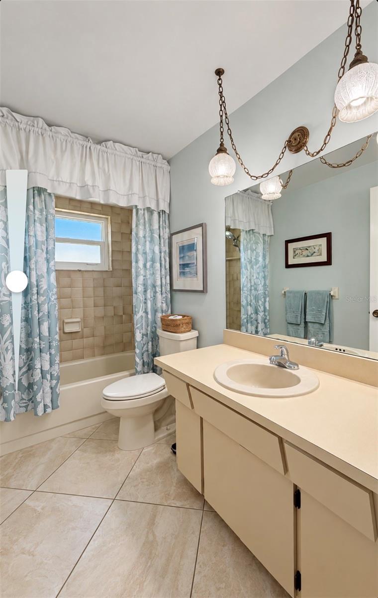Hallway bathroom