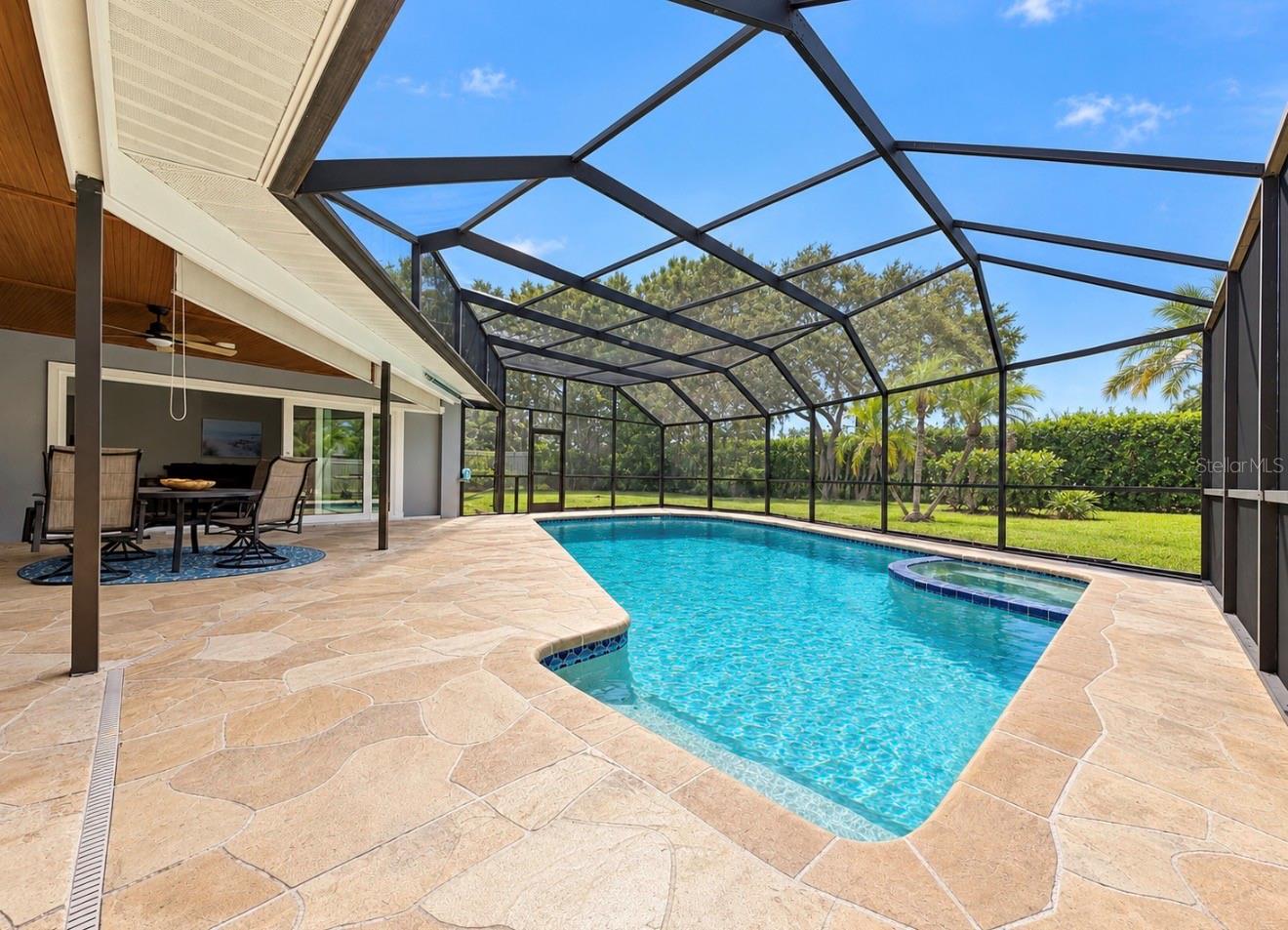 Screened Enclosed pool area