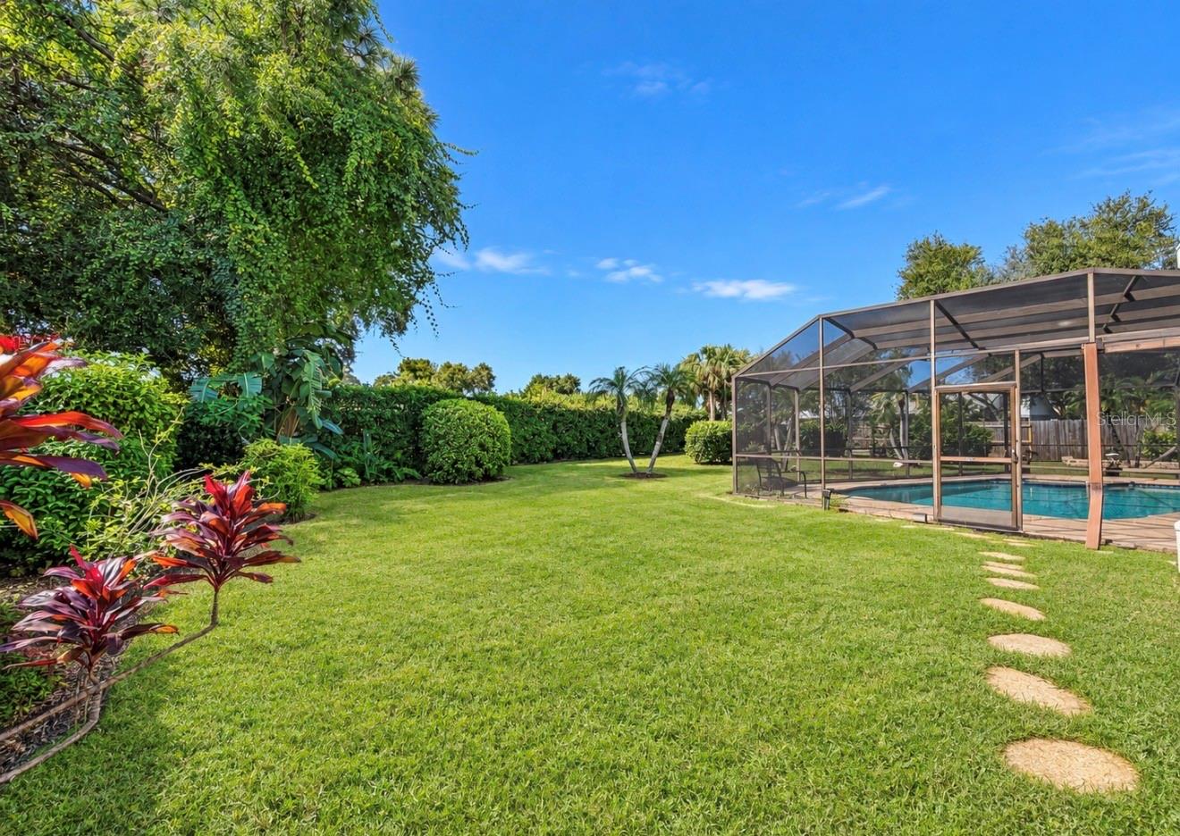 extremely large backyard