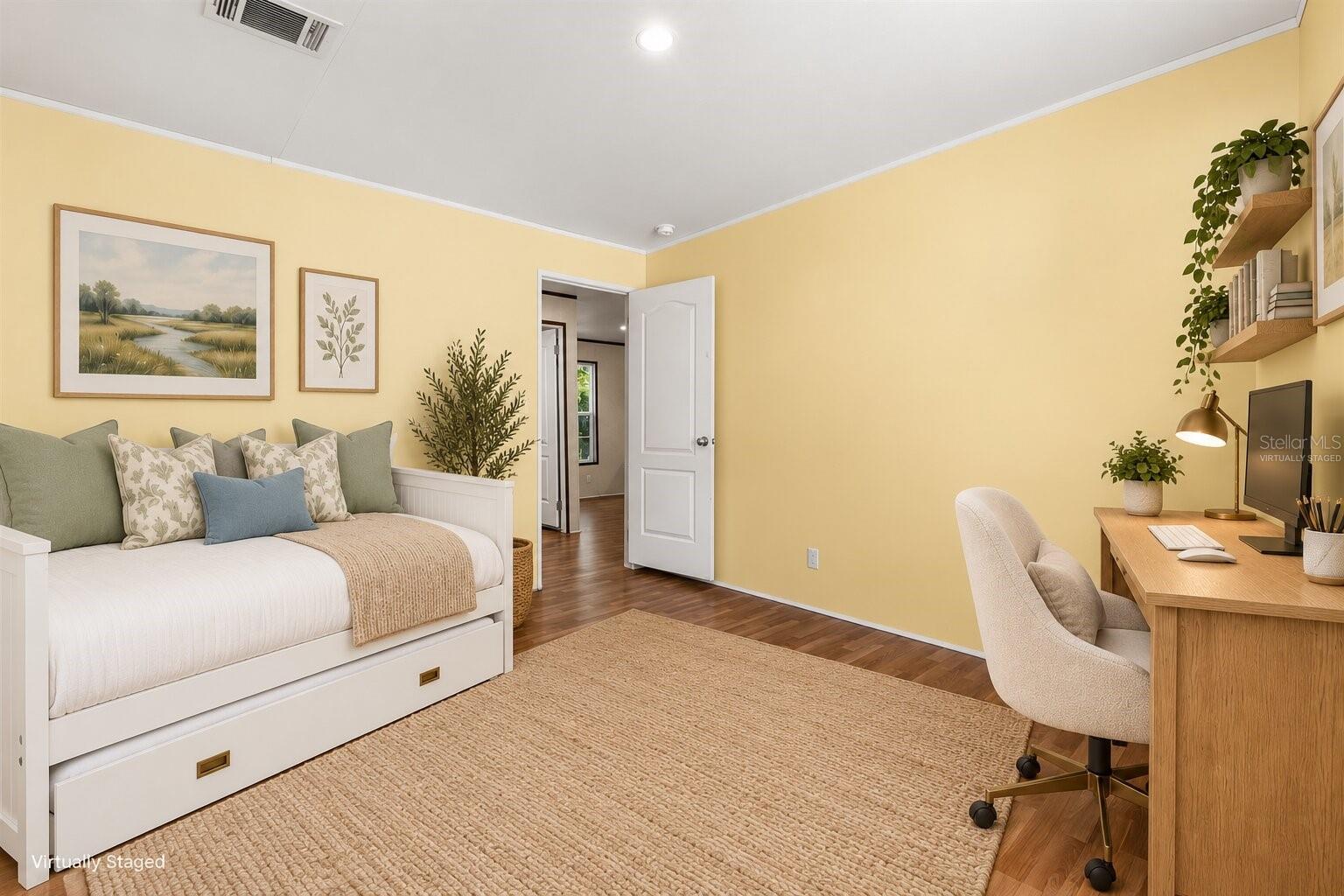 Virtually Staged - Third Bedroom