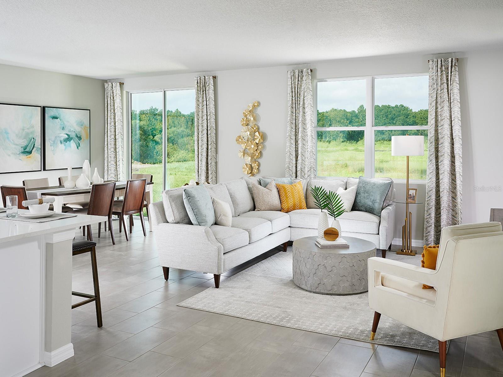 Welcome to The Meadow at Crossprairie Bluff, where comfort, style, and modern living come together in a thoughtfully designed home. This inviting floorplan features four spacious bedrooms, two full baths, and a versatile family room, offering the flexibility today's homeowners desire. At the heart of the home, the open-concept kitchen seamlessly connects to the dining area and expansive great room, creating the perfect setting for entertaining guests or enjoying everyday moments with family. Filled with warmth and functionality, this beautifully designed residence offers an exceptional blend of space, comfort, and livability, making it a place you'll love coming home to.