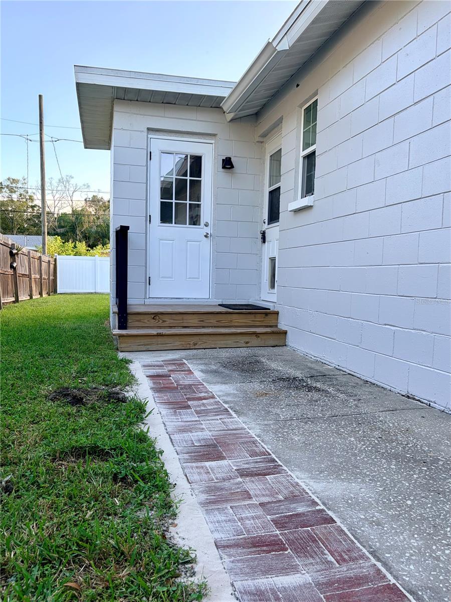 Private Side Entrance