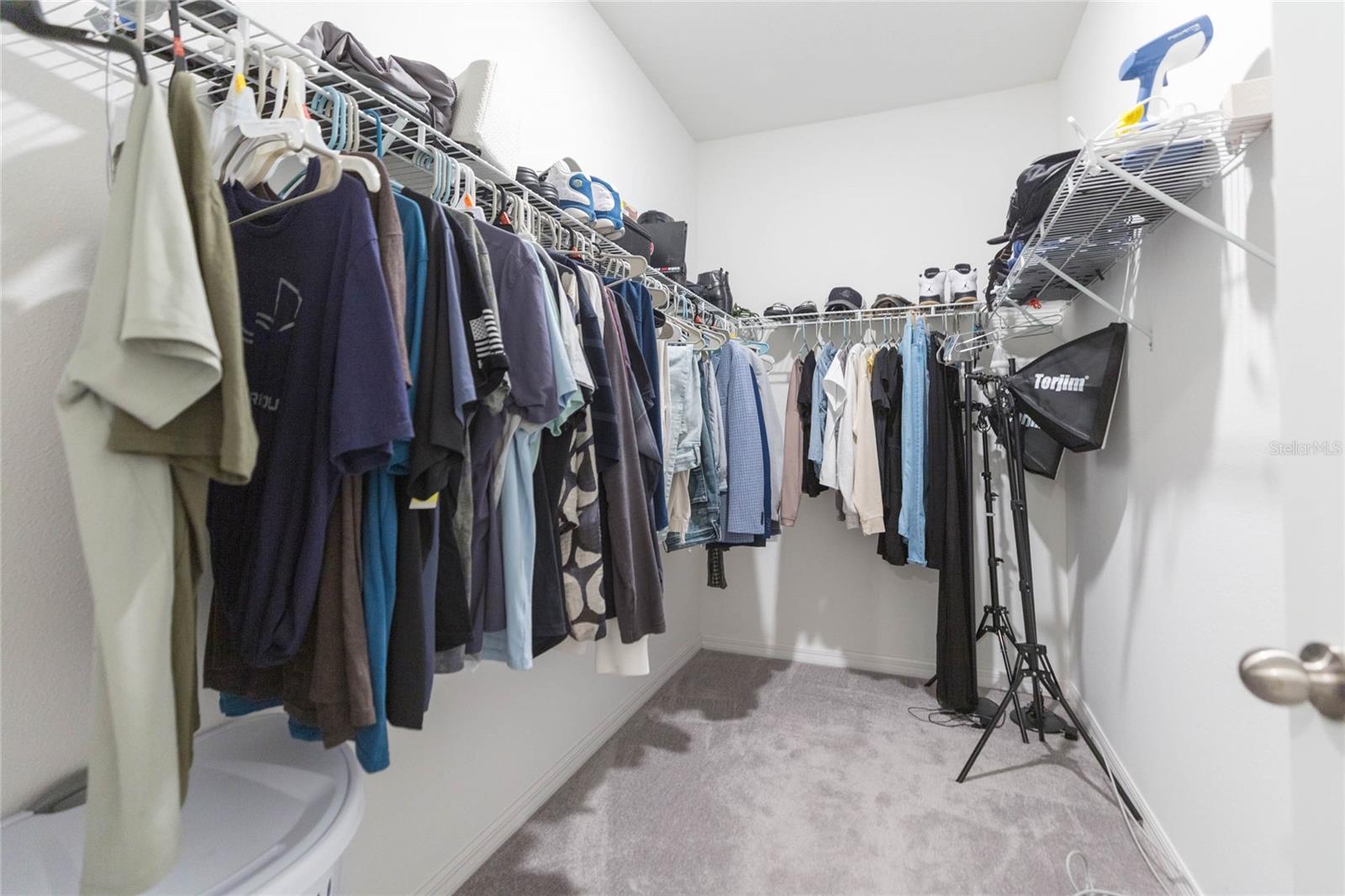 Primary closet
