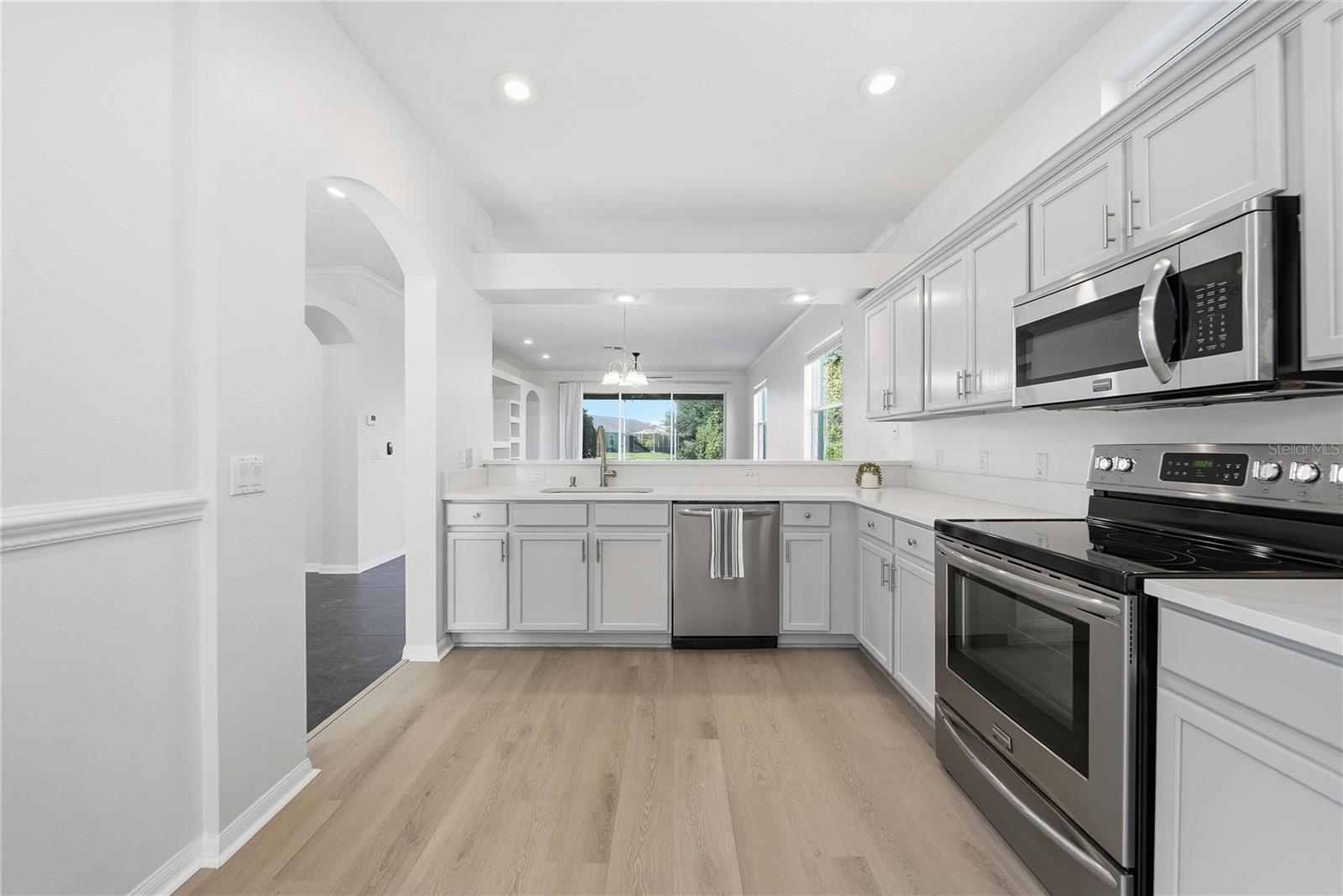 Updated Kitchen with Quartz Countertops