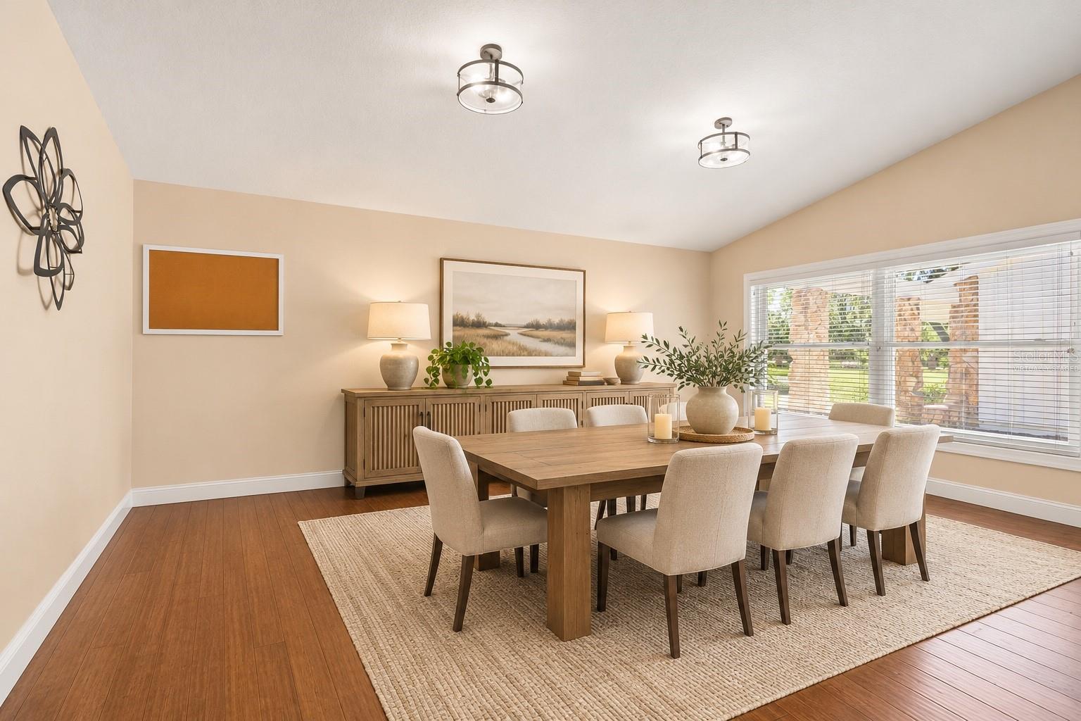 Virtually Staged, Dining Room.