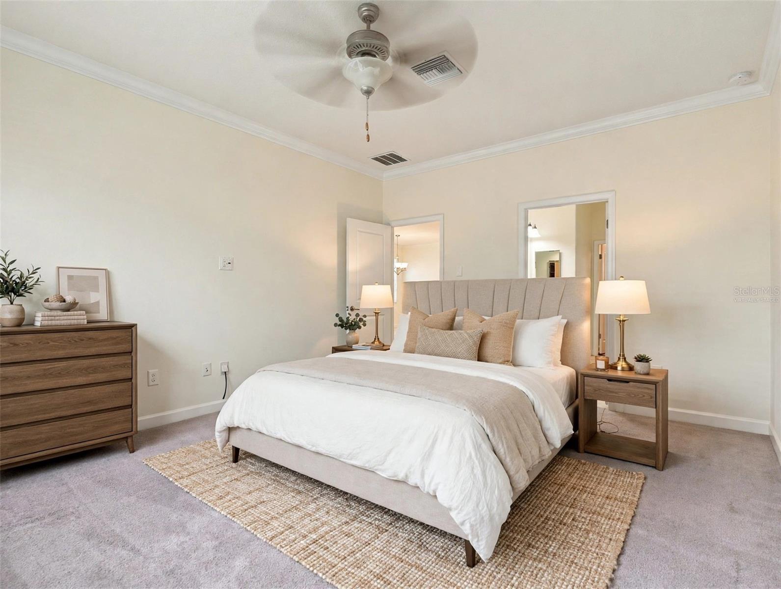 Primary Bedroom (virtually staged)