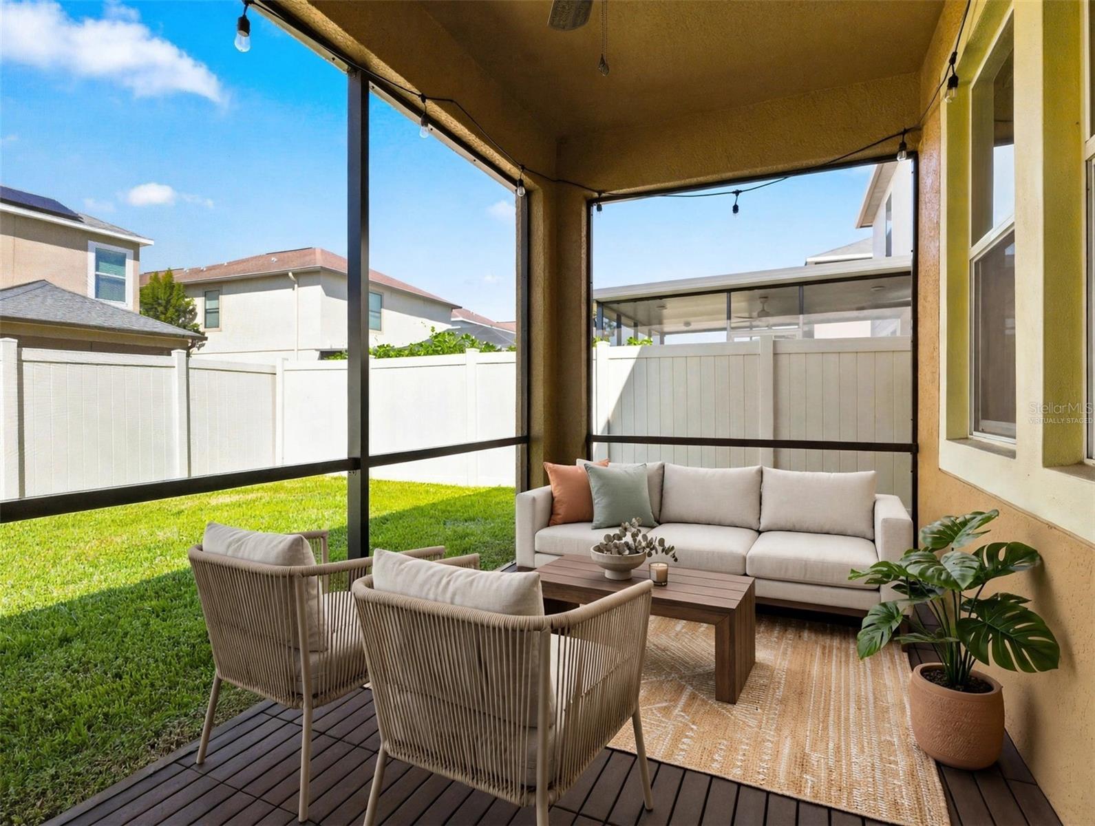 Lanai (virtually staged)
