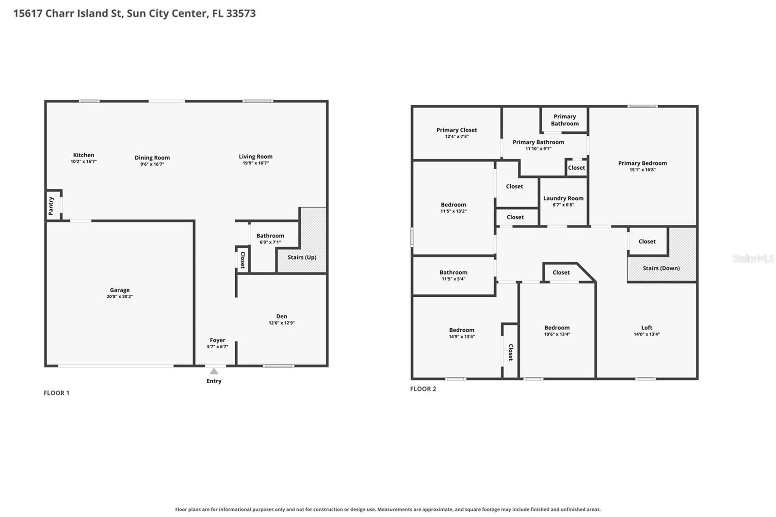 15617 CHARR ISLAND STREET, Sun City Center, FL 33573