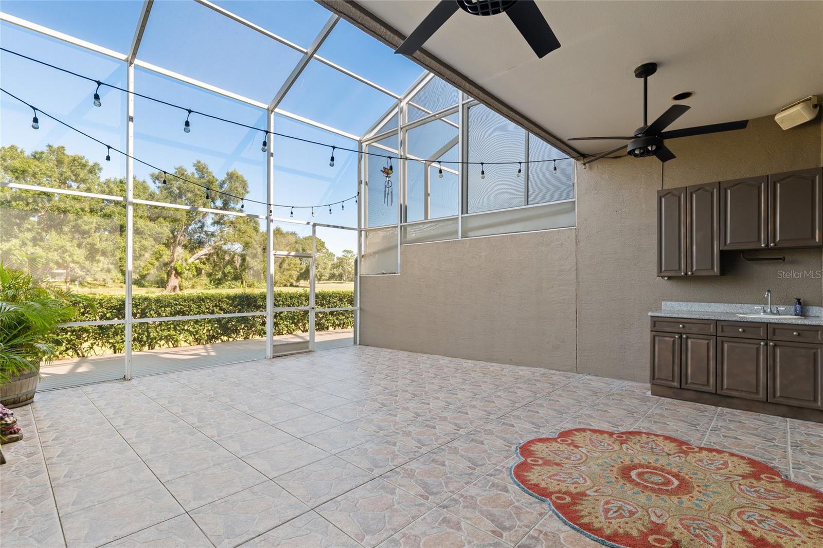 Outdoor Kitchen and Screened Porch