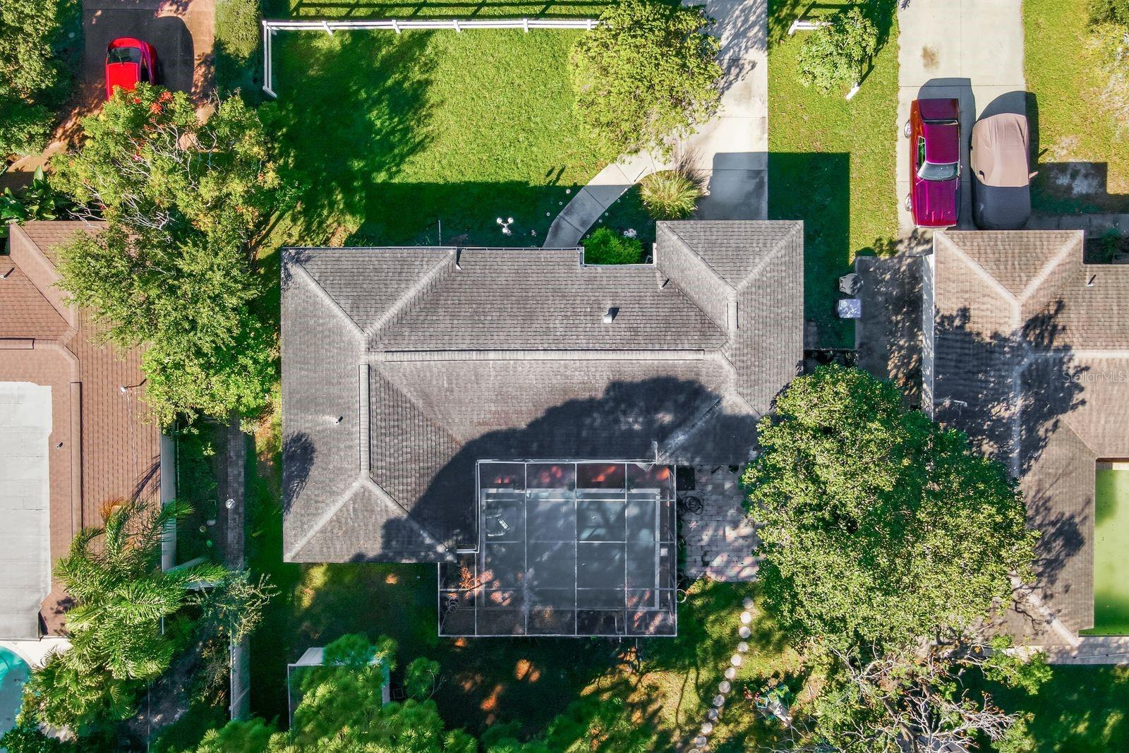 aerial- Roof will be replaced prior to closing