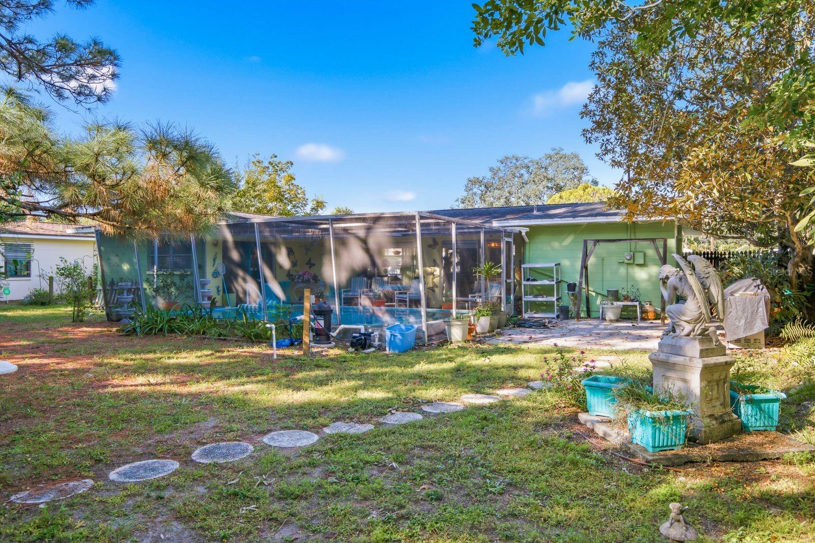 Massive backyard