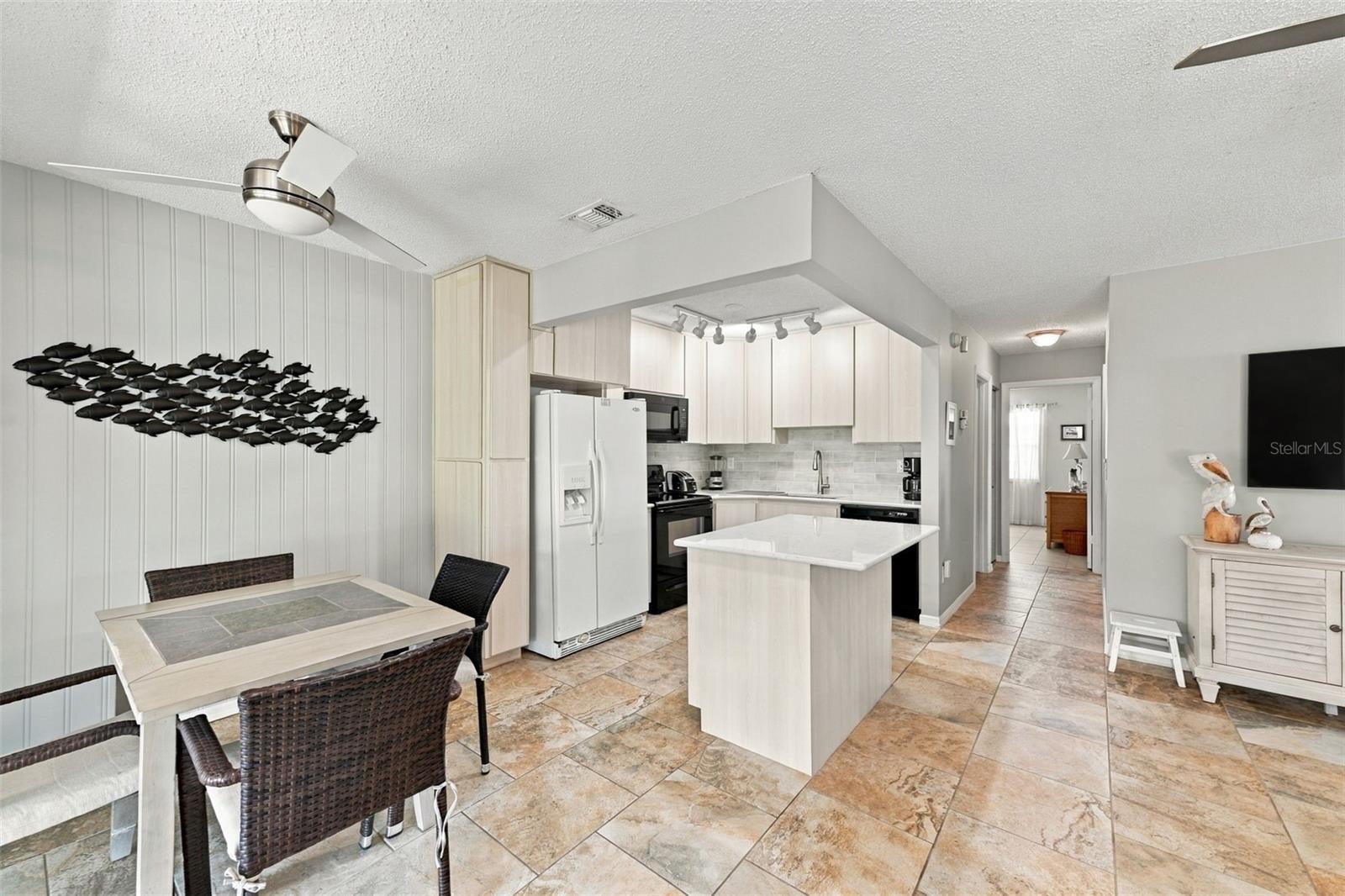 Dining Room into the Kitchen