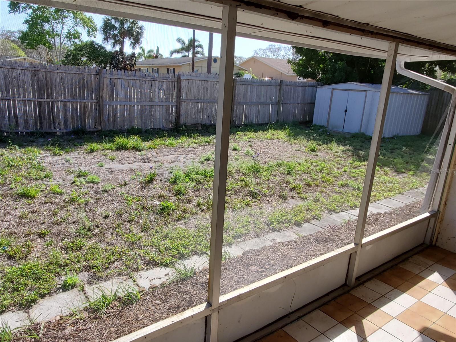 Screened porch