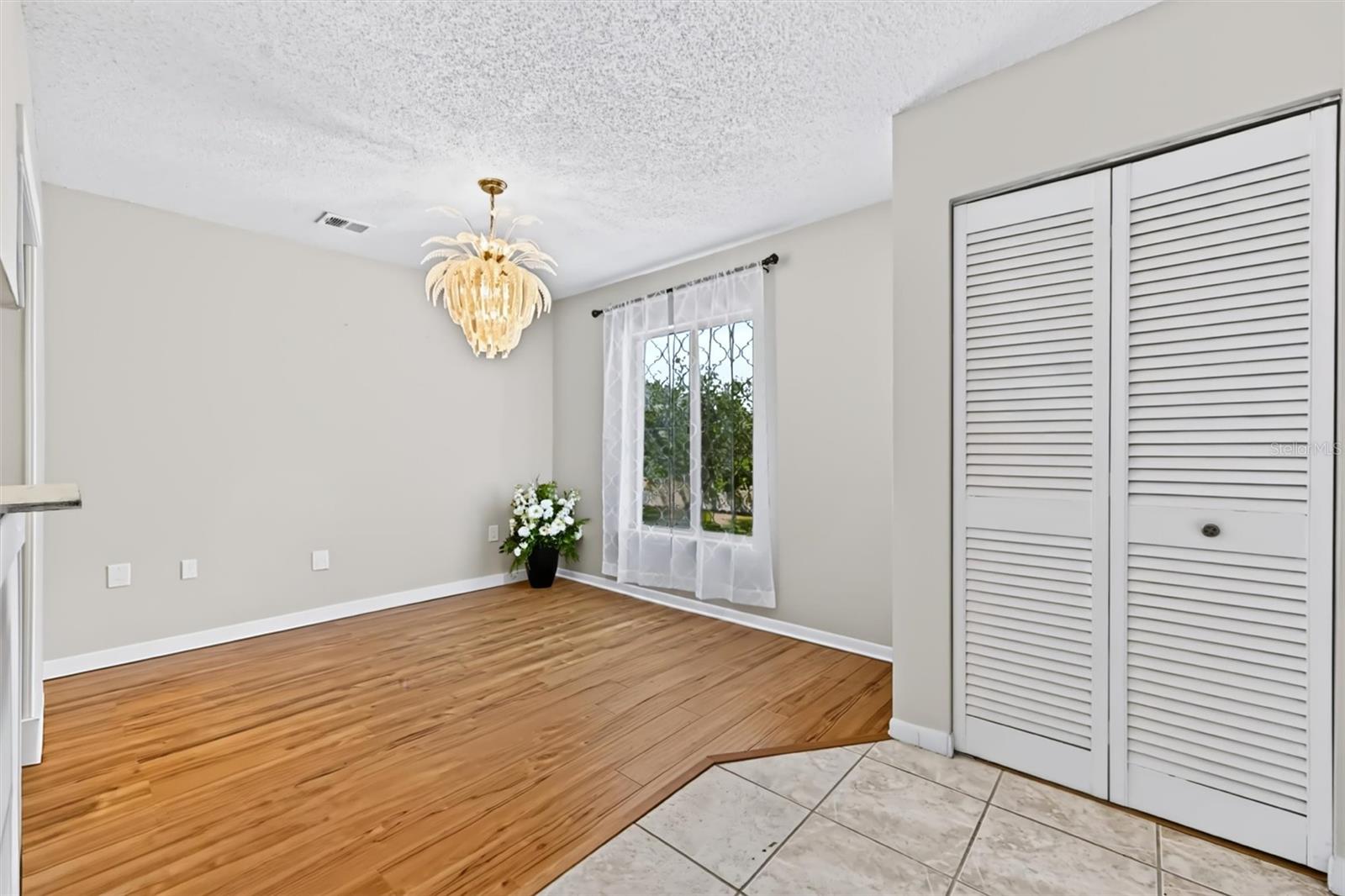 The Dining Area across the entrance door