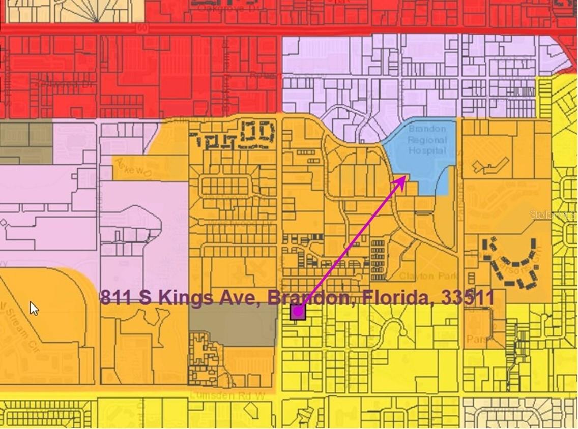 Proximity to Brandon Hospital