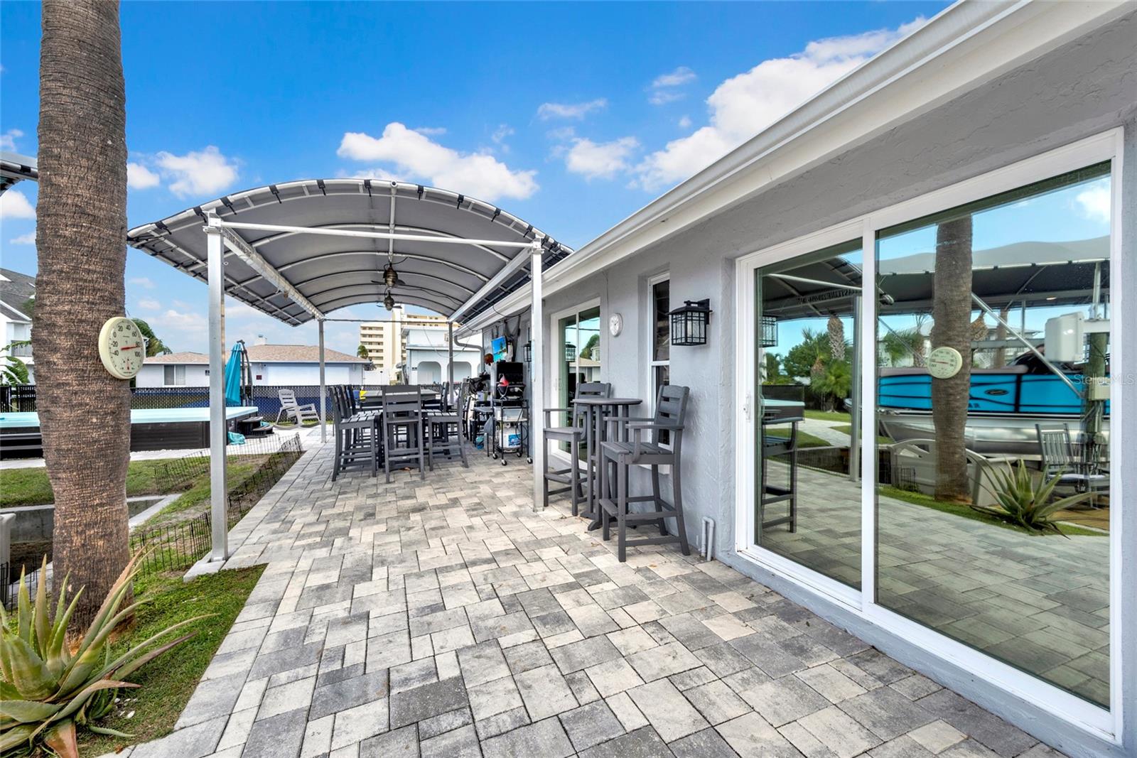 Large Covered Seating Area