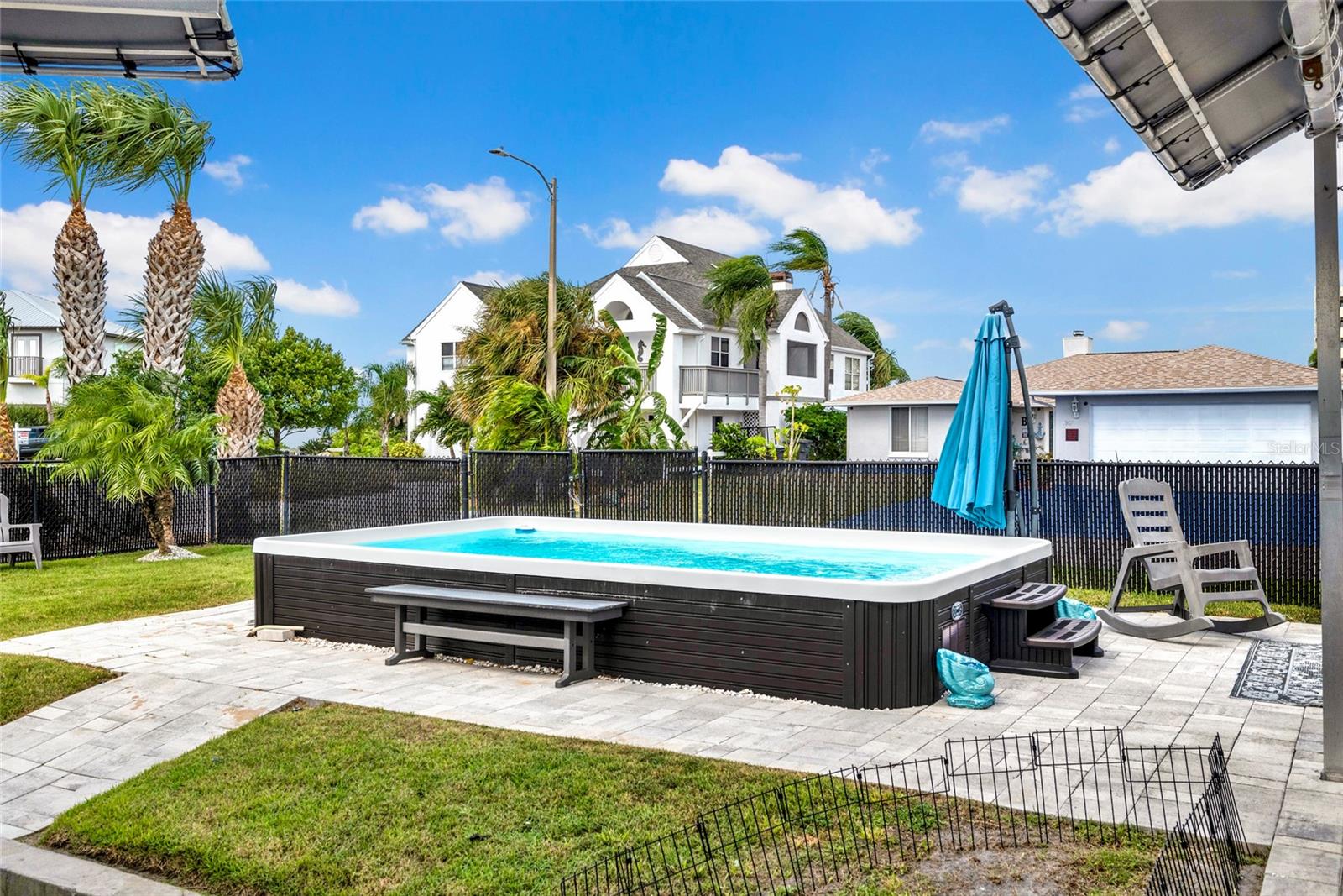 ....and a 5 Ft Deep Heated Pool!