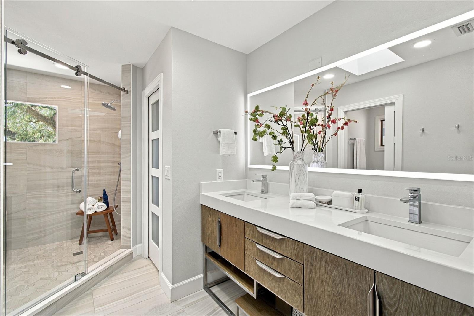Spa-Like Primary Bathroom Retreat (Second Floor) Spa-Like Primary Bathroom Retreat (Second Floor)