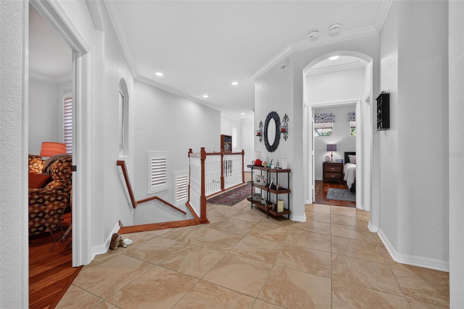 Hallway to secondary bedrooms