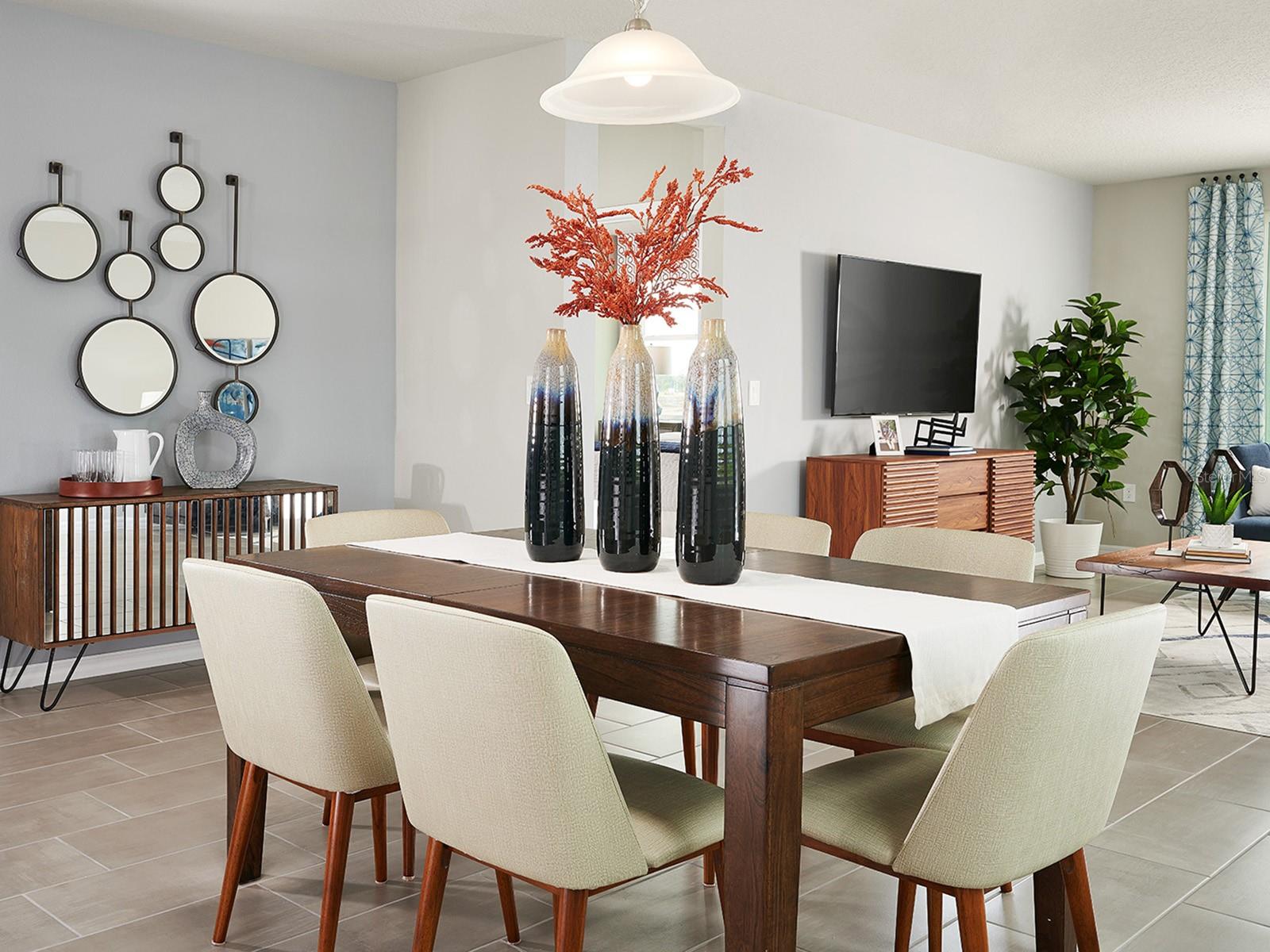 Welcome to Hamilton Bluff, a thoughtfully designed home that blends comfort, style, and everyday functionality. This inviting floorplan features three spacious bedrooms, two full baths, and a versatile family room, offering the flexibility needed for today's lifestyle. The heart of the home showcases an open-concept kitchen that flows seamlessly into the dining area and expansive great room, creating a warm and welcoming space perfect for entertaining guests or enjoying quiet evenings with family. Designed for effortless living and lasting memories, Hamilton Bluff offers the ideal combination of modern convenience and timeless appeal.