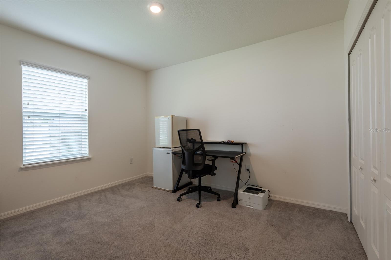 Spacious 3rd bedroom.