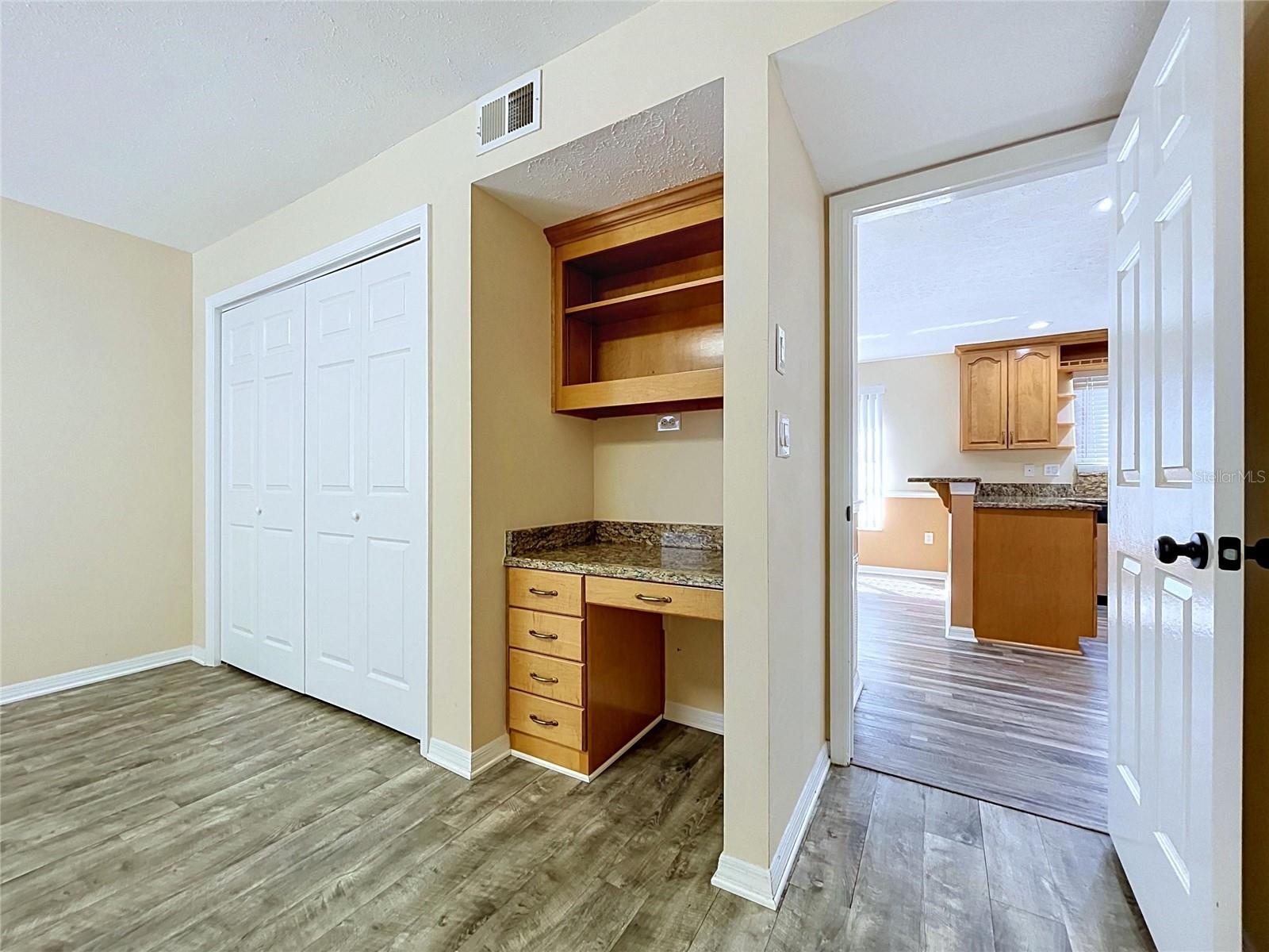 main floor bedroom with ensuite