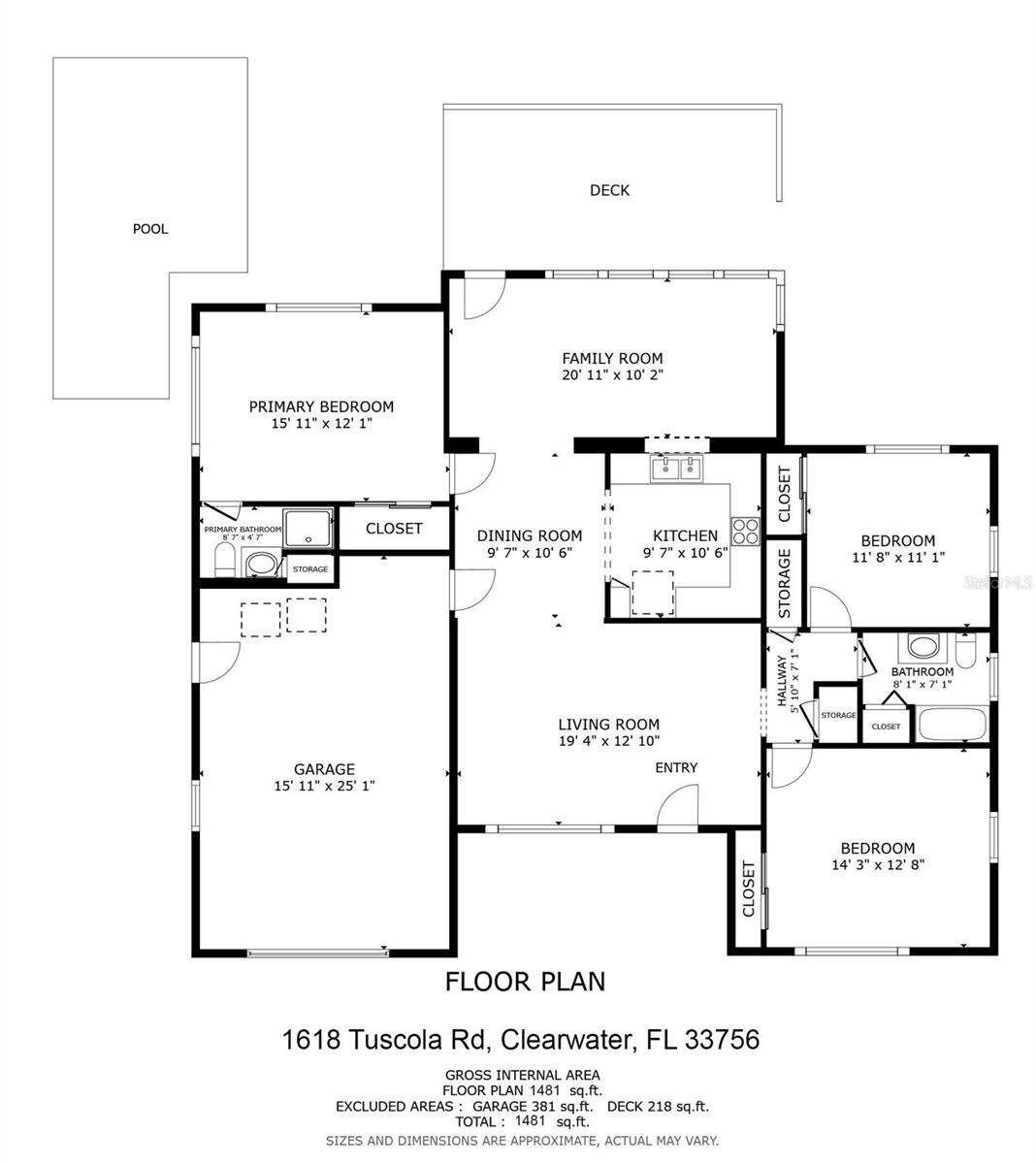 1618 TUSCOLA ROAD, Clearwater, FL 33756