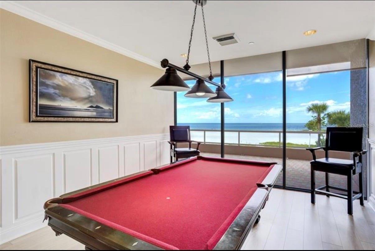 Billiards room
