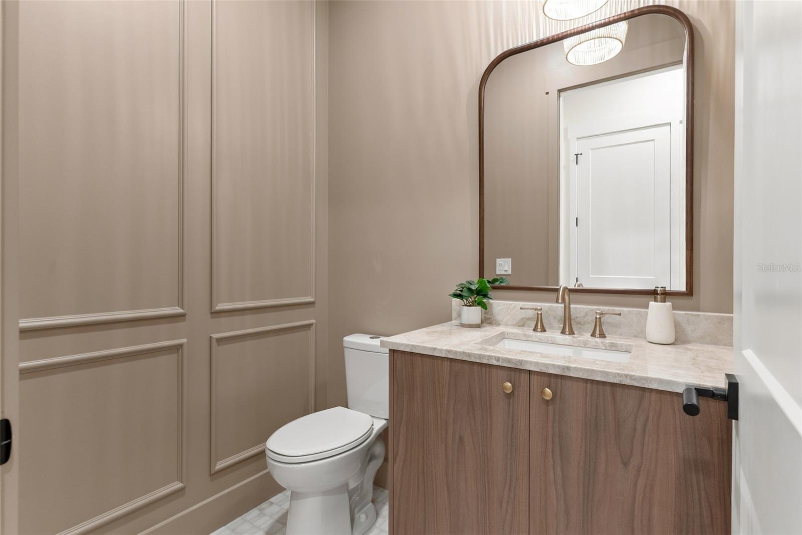 downstairs powder bath